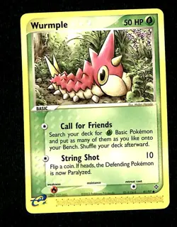 Wurmple EX Dragon NM, 81/97 Pokemon Card - Image 1