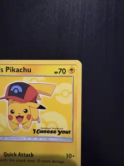 Ash's Pikachu - SM111 - Pokemon Sun & Moon Promo Rare Card LP - Image 3