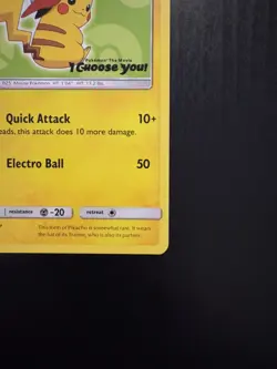 2017 Pokemon Ash's Pikachu TCG Black Star Promo Card SM112 - Image 5