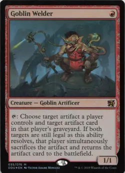 Goblin Welder - FOIL - M Duel Decks: Elves vs. Inventors 35 - MTG - Image 1