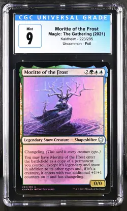 MORITTE OF THE FROST Kaldheim Foil CGC 9 MTG EDH [Nostalgium] - Image 1