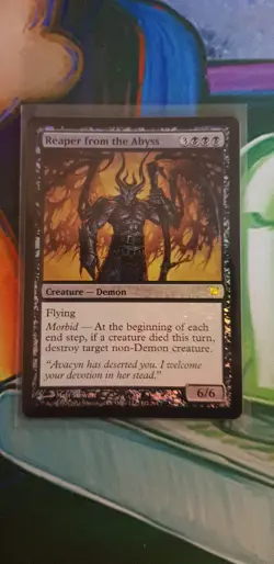 Magic: The Gathering (INNISTRAD) -FOIL MYTHIC- Reaper from the Abyss #112 - Image 2
