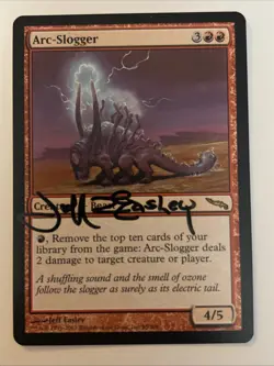 Signed ARTIST PROOF Arc - Slogger Jeff Easley MTG - Image 1