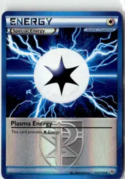 2012 POKEMON BLACK & WHITE PLASMA STORM PLASMA ENERGY 127/135 REVERSE HOLO - Image 1