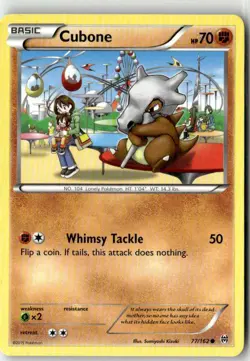 2015 XY BREAKTHROUGH CUBONE 77/162 - Image 1