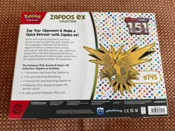 Pokemon TCG Scarlet & Violet 151 Zapdos EX Collection Box Sealed NEW - Image 2