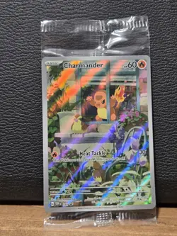 Charmander SVP EN 044 Promo Pokemon TCG "Sealed" Obsidian Flames ETB - Image 1