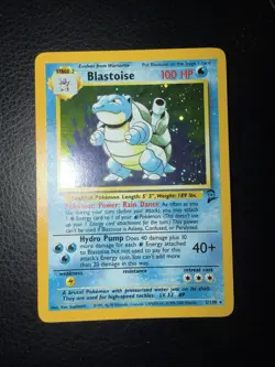 Blastoise - Base Set 2 2/130 Rare Holo Pokemon TCG - NM - Image 1