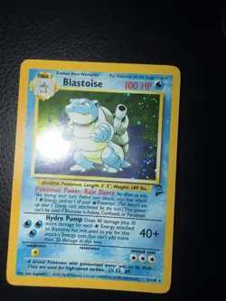 Blastoise - Base Set 2 2/130 Rare Holo Pokemon TCG - NM - Image 3