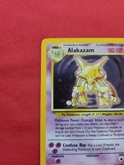 Pokemon: Alakazam #1/130 Base Set 2 Holo Rare 2000 WOTC - Vintage NM - C17 - Image 4