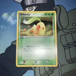 Pokemon TCG Chikorita EX Hidden Legends 55/101 Reverse HOLO Common LP 2004 - Image 1