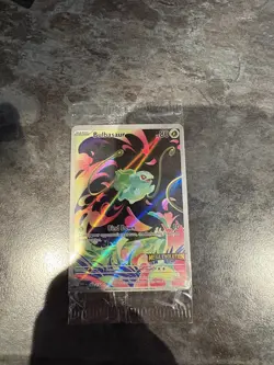Pokemon SEALED Bulbasaur 133/132 Mega Evolution Box Topper Stamped Promo - Image 1
