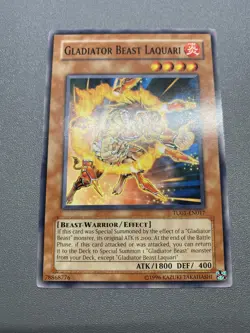 Yu-Gi-Oh! Gladiator Beast Laquari Common Unlimited TU01-EN017 MP - Image 1