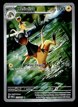 Heliolisk Illustration Rare Twilight Masquerade 177/167, NM Pokemon Card - Image 1