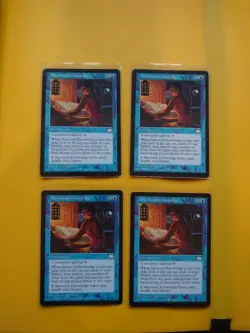 Ancestral Knowledge. Weatherlight RESERVED LIST PLAYSET Old Vintage. MTG 4 Card - Image 1