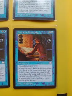Ancestral Knowledge. Weatherlight RESERVED LIST PLAYSET Old Vintage. MTG 4 Card - Image 2