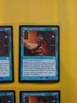 Ancestral Knowledge. Weatherlight RESERVED LIST PLAYSET Old Vintage. MTG 4 Card - Image 3