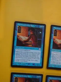 Ancestral Knowledge. Weatherlight RESERVED LIST PLAYSET Old Vintage. MTG 4 Card - Image 4