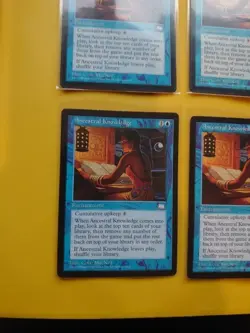 Ancestral Knowledge. Weatherlight RESERVED LIST PLAYSET Old Vintage. MTG 4 Card - Image 5
