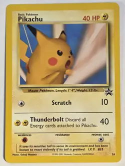Pokemon Wotc Black Star Promo # 26/53 snap *PIKACHU* Nice Card - Image 1