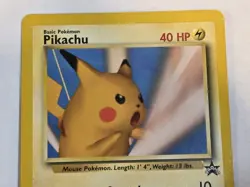 Pokemon Wotc Black Star Promo # 26/53 snap *PIKACHU* Nice Card - Image 3
