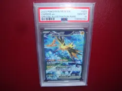 2023 Pokemon Zapdos Ex Special Illustration rare card # 202/165 PSA 10 202 - Image 1