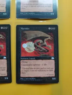 Morinfen. Rare Weatherlight summon RESERVED LIST PLAYSET Old Vintage. MTG 4 Card - Image 2