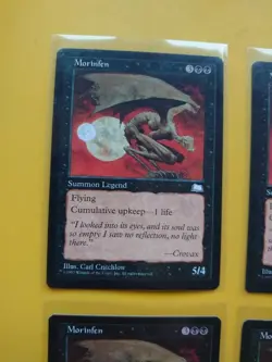 Morinfen. Rare Weatherlight summon RESERVED LIST PLAYSET Old Vintage. MTG 4 Card - Image 4