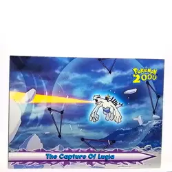 The Capture Of Lugia #57 Vintage 2000 Pokemon The Movie 2000 Topps Trading Card - Image 1