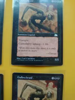 Gallowbraid. Weatherlight RARE RESERVED LIST PLAYSET Old Vintage. MTG 4 Card - Image 2