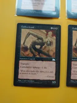 Gallowbraid. Weatherlight RARE RESERVED LIST PLAYSET Old Vintage. MTG 4 Card - Image 5