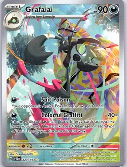 Grafaiai 223/193 SV02: Paldea Evolved - Pokemon Card - NM - Image 1
