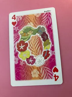 Comfey pokemon Playing Poker Card LUNALA Nintendo Japanese Very Rare - Image 3