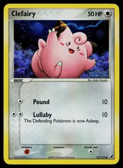 Pokemon Card - Clefairy Unseen Forces 53/115 Reverse Holo Stamped - Image 1