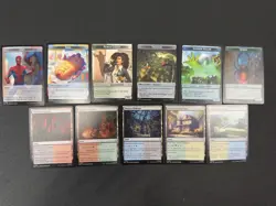 MTG Spider-Man NM/M SPM Common Uncommon Complete Set + tokens & non-basic lands - Image 3