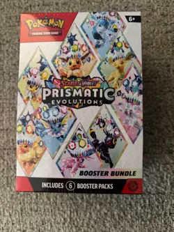 **Sealed Prismatic Evolutions Booster Bundle SV8.5** Pokemon Factory Sealed! - Image 1