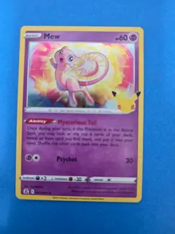 Mew 011/025 Celebrations 25th anniversary Holo Pokemon TCG - Image 1