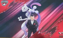 Mewtwo and Giovanni - Play! Pokemon Regional Playmat from Pittsburgh 2025 - Image 1