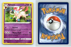 Sylveon #35/78 SWSH Pokemon GO Holo Rare 2022 TCG Card - Image 1