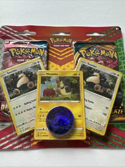 SEE* Pokemon TCG Snorlax, Morpeko & Applin Promo Cards ERROR PACK ! 2 SNORLAX! - Image 1