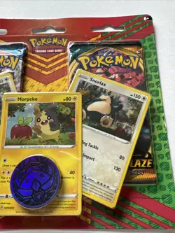 SEE* Pokemon TCG Snorlax, Morpeko & Applin Promo Cards ERROR PACK ! 2 SNORLAX! - Image 5