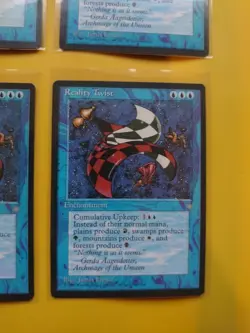 Reality Twist. ICE AGE RARE RESERVED LIST PLAYSET Old Vintage. MTG 4 Card - Image 2