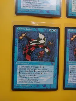 Reality Twist. ICE AGE RARE RESERVED LIST PLAYSET Old Vintage. MTG 4 Card - Image 3