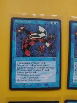 Reality Twist. ICE AGE RARE RESERVED LIST PLAYSET Old Vintage. MTG 4 Card - Image 4