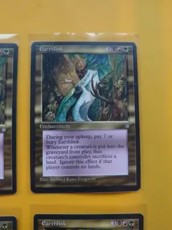 Earthlink. ICE AGE RARE ENCHANTMEt RESERVED LIST PLAYSET Old Vintage. MTG 4 Card - Image 3