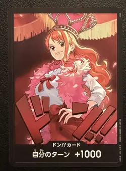 DON!! Nami EB03 Japanese ONE PIECE Card Heroines Edition - NM US SELLER - Image 1