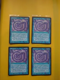 Baki's Curse. Homelands RARE RESERVED LIST PLAYSET Old Vintage. MTG 4 Card - Image 1