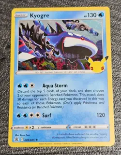 Groudon and Kyogre Pokemon TCG Cards 2021 Celebrations 25th Anniversary - Image 4