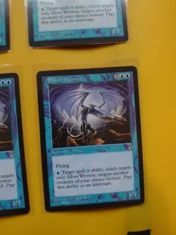 Silver Wyvern. Stronghold. rare RESERVED LIST PLAYSET Old Vintage. MTG 4 Card - Image 3