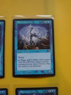 Silver Wyvern. Stronghold. rare RESERVED LIST PLAYSET Old Vintage. MTG 4 Card - Image 4